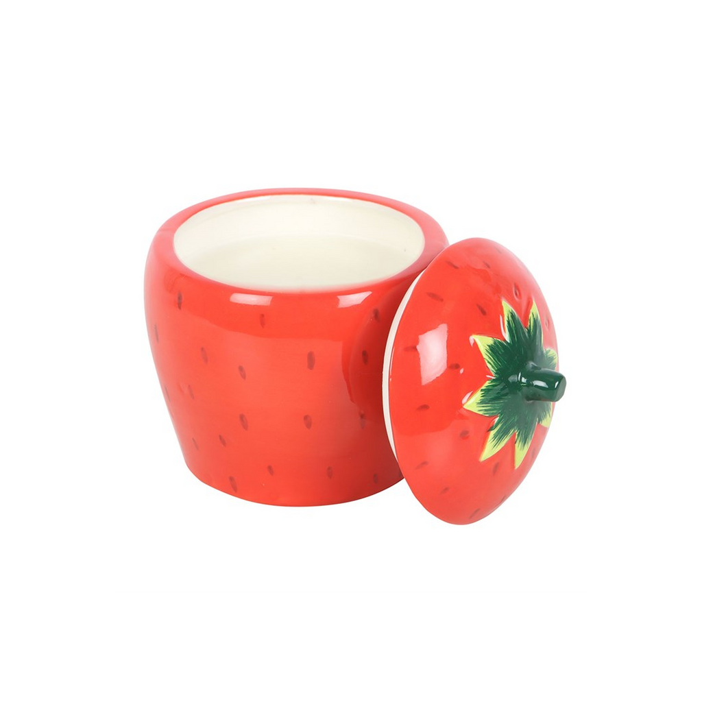 Strawberry Shaped Candle Jar