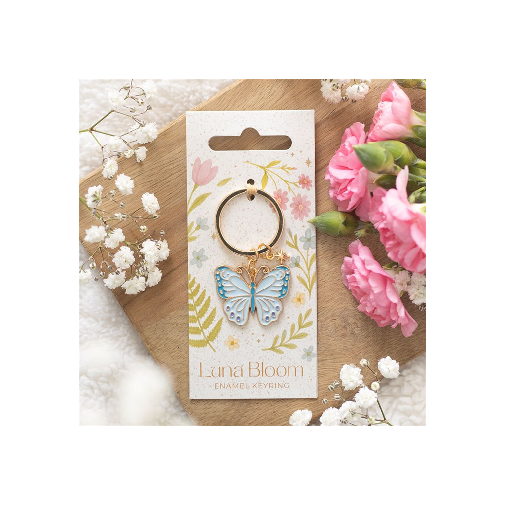 Luna Butterfly Keyring