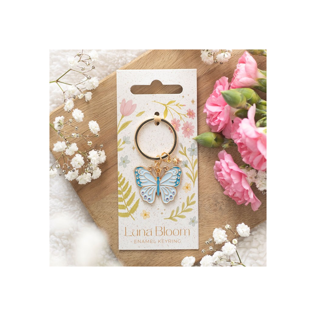 Luna Butterfly Keyring