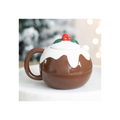 Christmas Pudding Shaped Mug