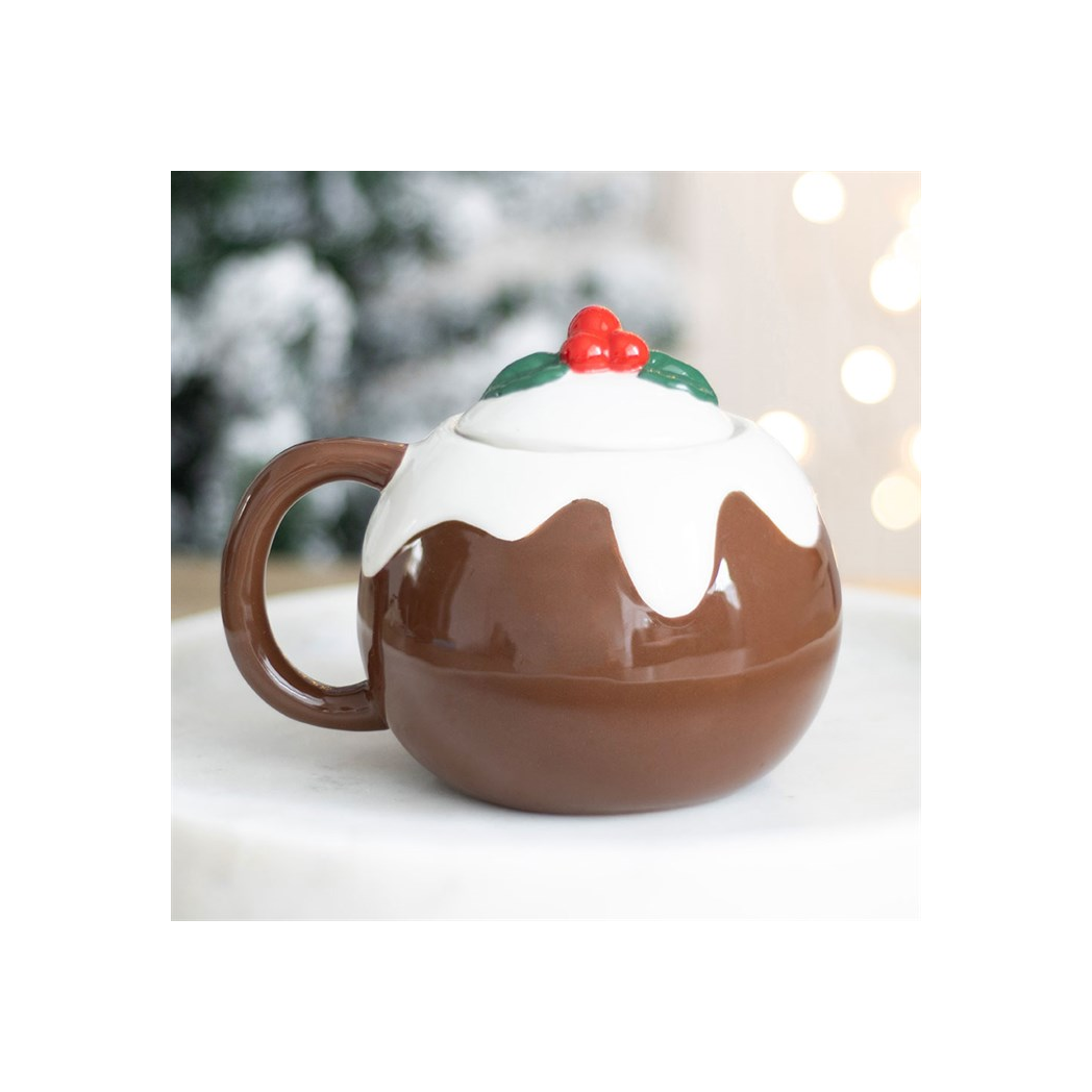 Christmas Pudding Shaped Mug