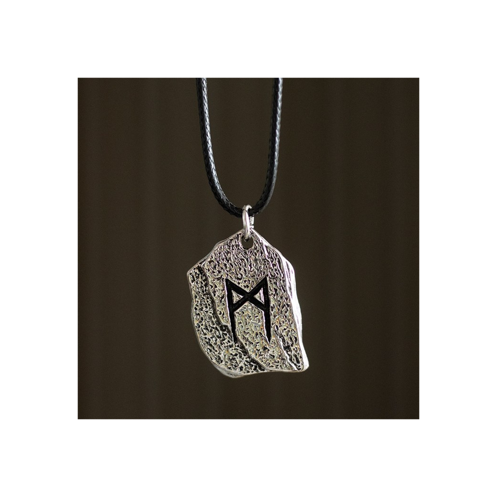 Rune of Transformation Viking Cord Necklace