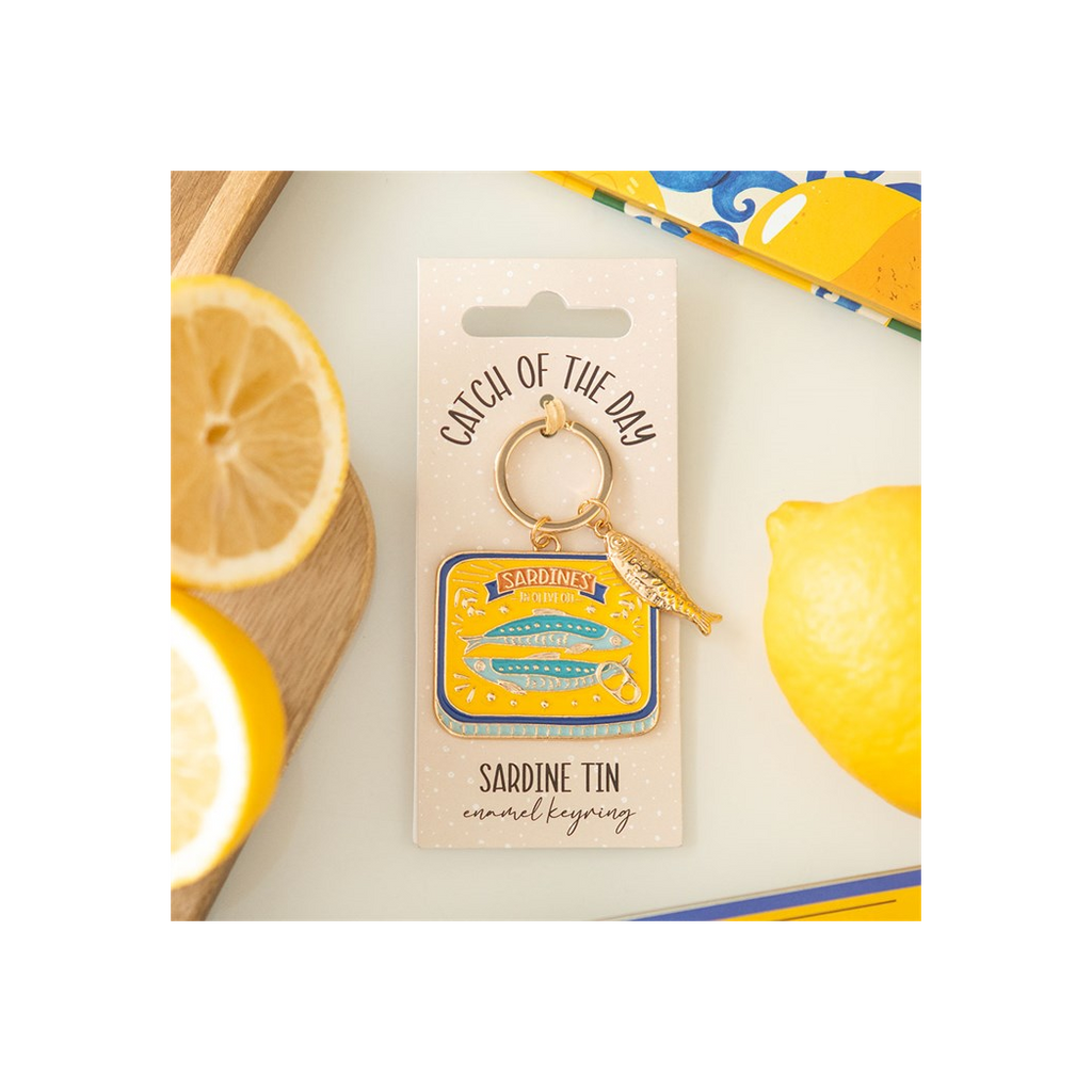 Sardine Tin Keyring