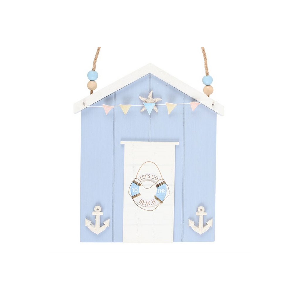 Blue Life Ring Beach Hut Hanging Decoration