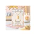 The Sun Vintage Tarot Necklace on Greeting Card