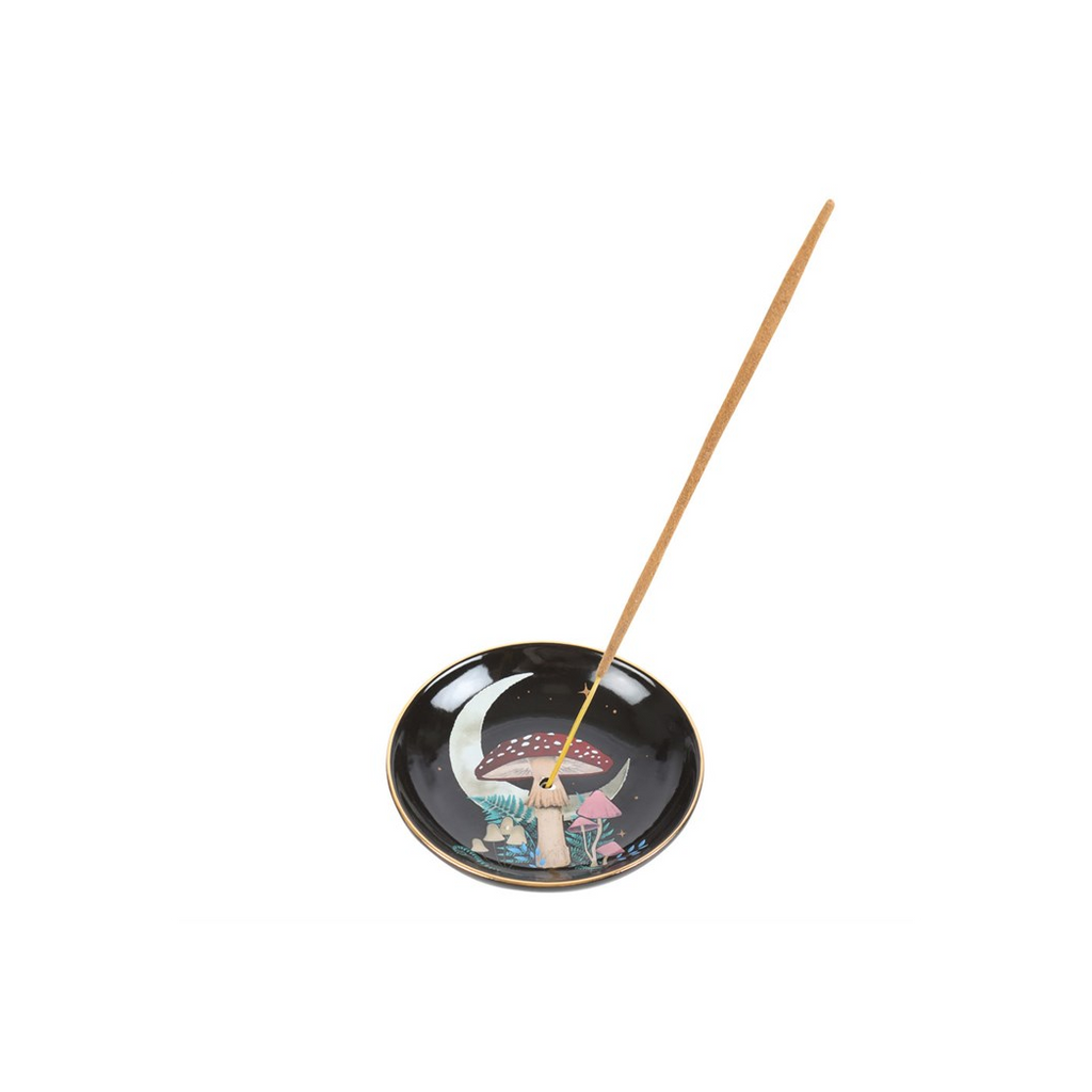 Forest Mushroom Ceramic Incense Plate