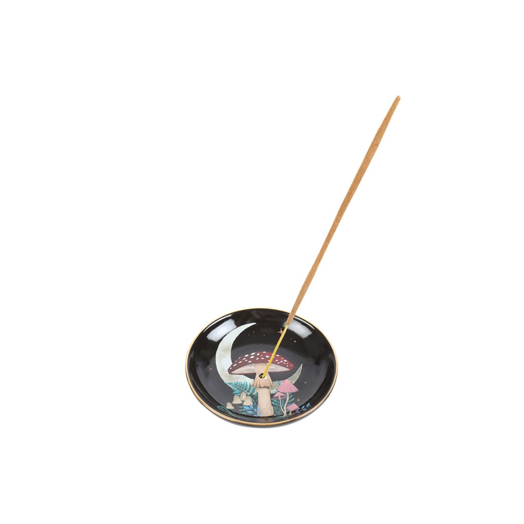 Forest Mushroom Ceramic Incense Plate