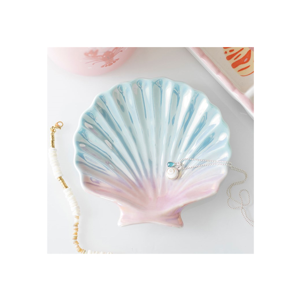 Iridescent Shell Trinket Dish