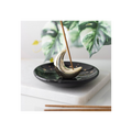 Gold Crescent Moon Incense Stick Holder