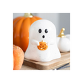 Ghost Shaped Tealight Candle Holder with Pumpkin