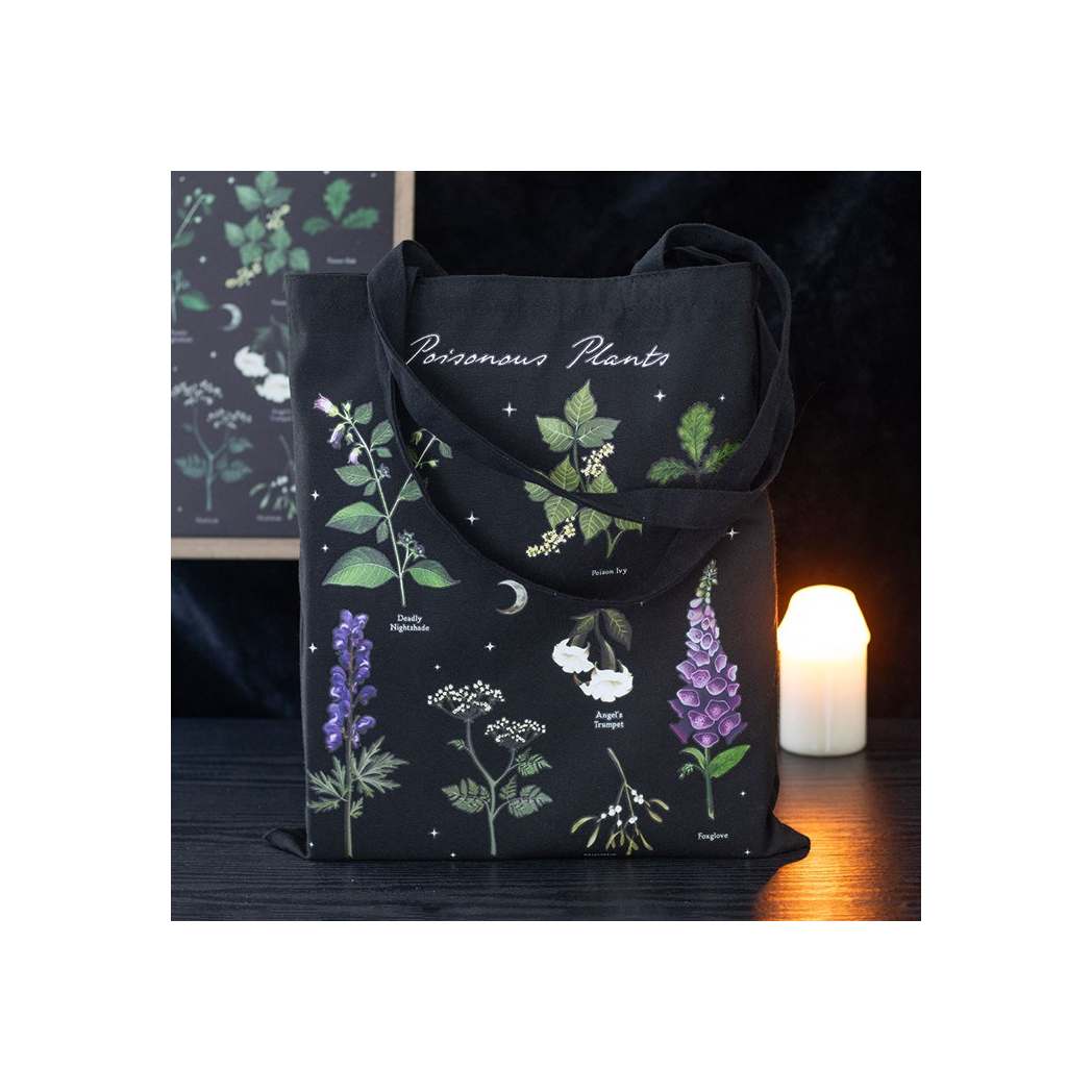 Poisonous Plants Polycotton Tote Bag