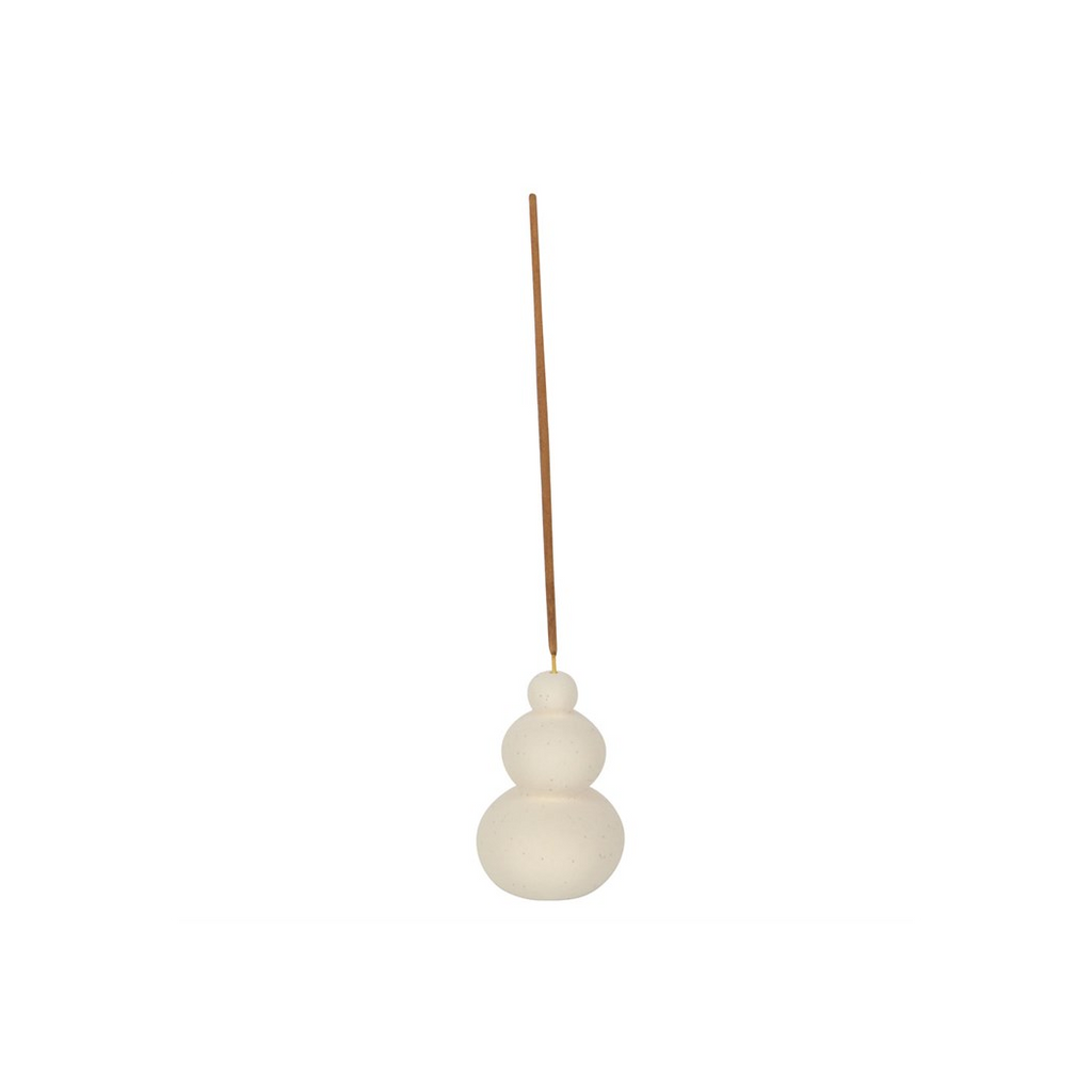 Cream Speckle Balancing Stones Incense Stick Holder