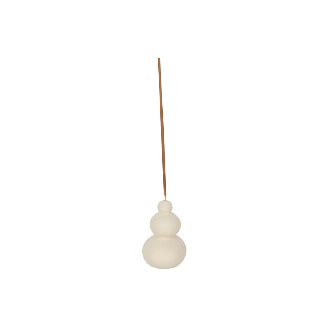 Cream Speckle Balancing Stones Incense Stick Holder