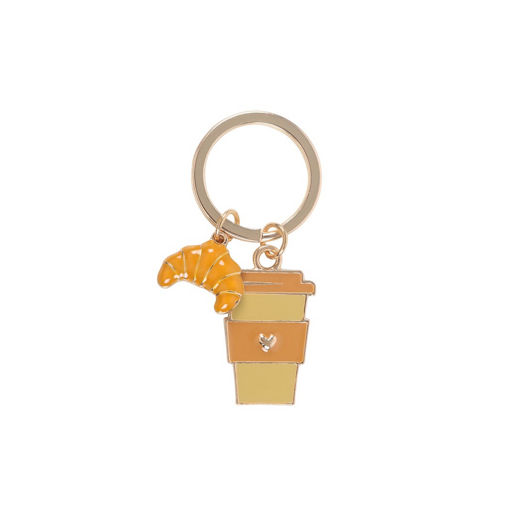 Coffee and a Friend Keyring