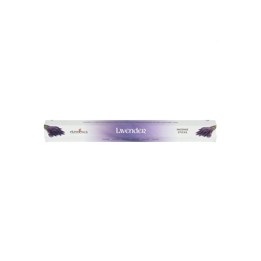 Set of 6 Packets of Elements Lavender Incense Sticks