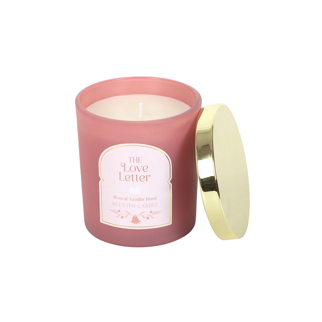 The Love Letter Rose & Vanilla Musk Candle