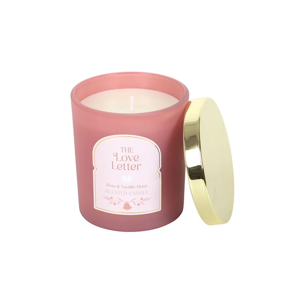 The Love Letter Rose & Vanilla Musk Candle