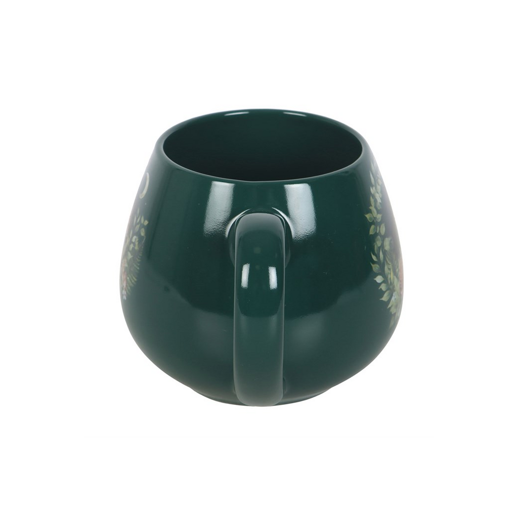 Green Fawn Rounded Mug