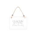 Move The Dog Hanging Sign