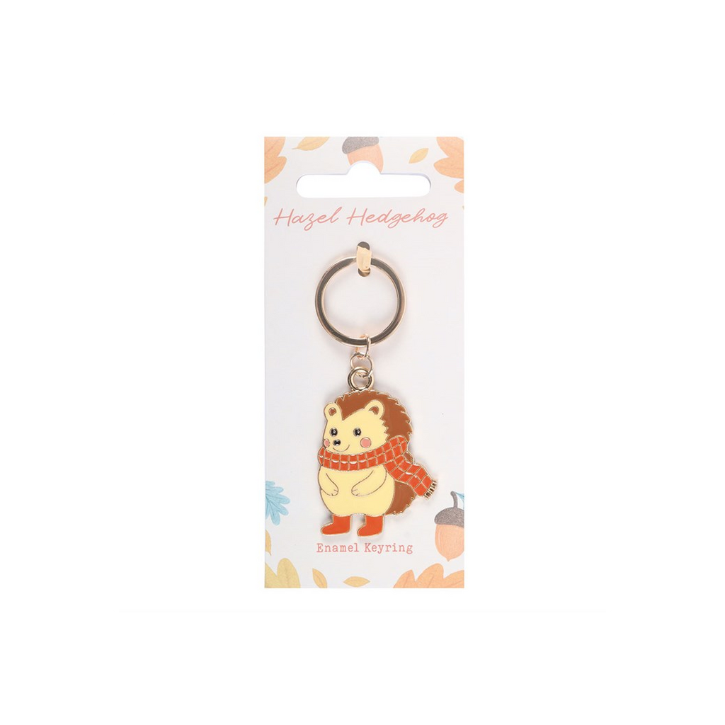 Hazel Hedgehog Keyring