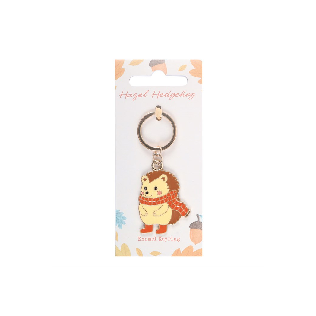 Hazel Hedgehog Keyring