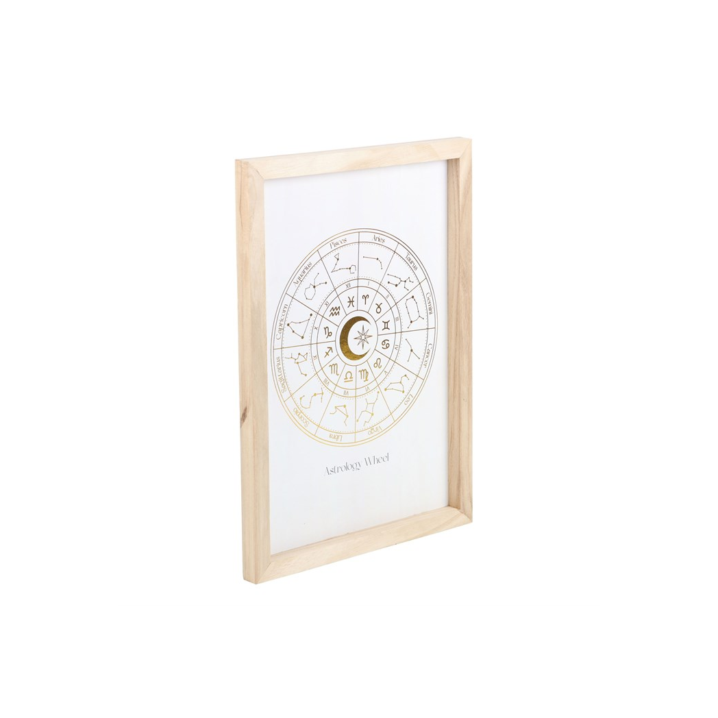 Off White Astrology Wheel Framed Wall Art Print