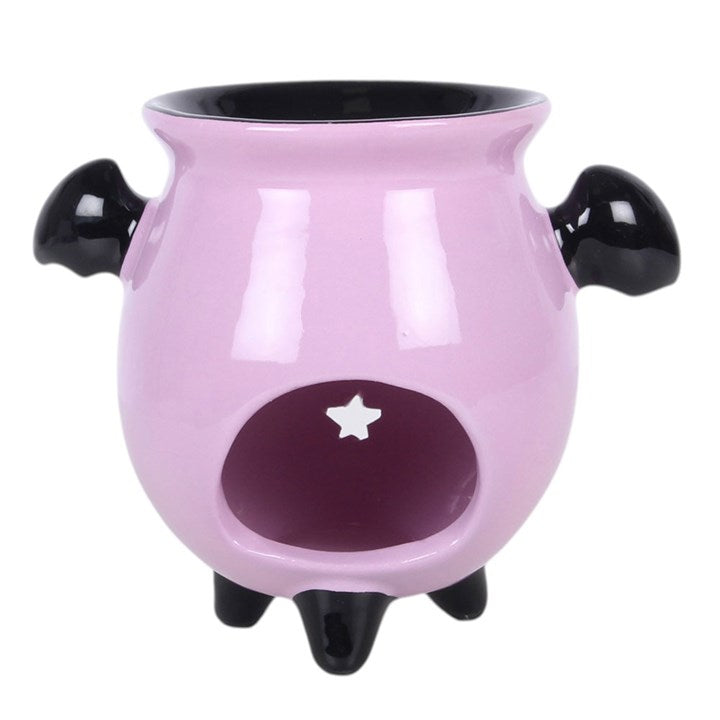 Pastel Bat Brew Cauldron Oil Burner
