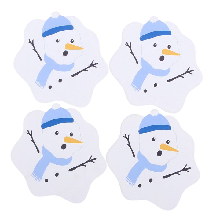 Melting Snowman Coaster Set