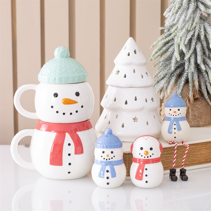 Winter Snowman Shelf Sitter Ornament