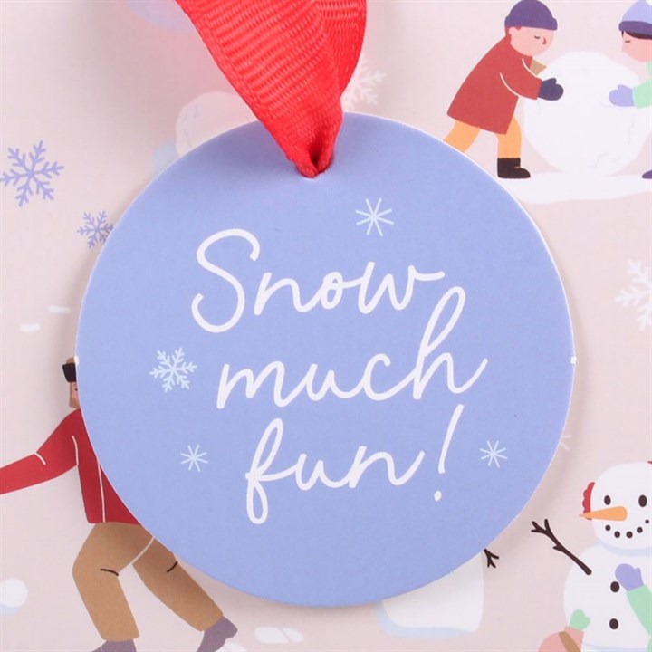 Snow Much Fun Print Gift Bag