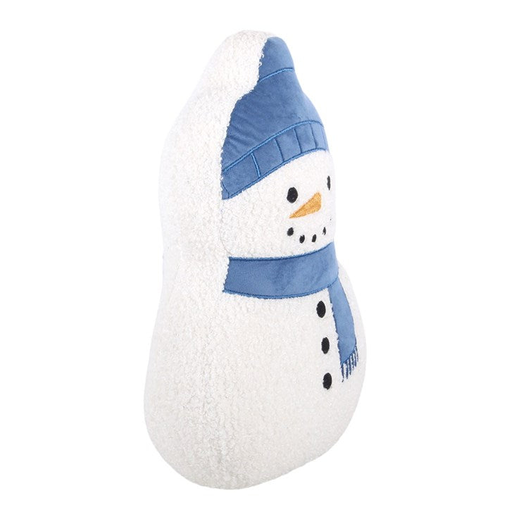 Snowman Shaped Boucle Cushion