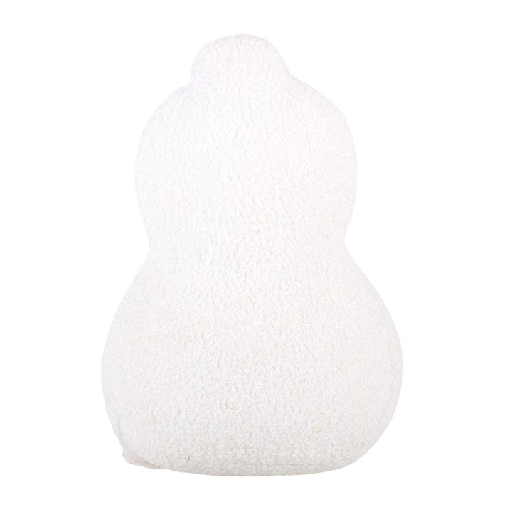 Snowman Shaped Boucle Cushion