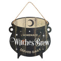 Witches Brew Cauldron MDF Hanging Sign