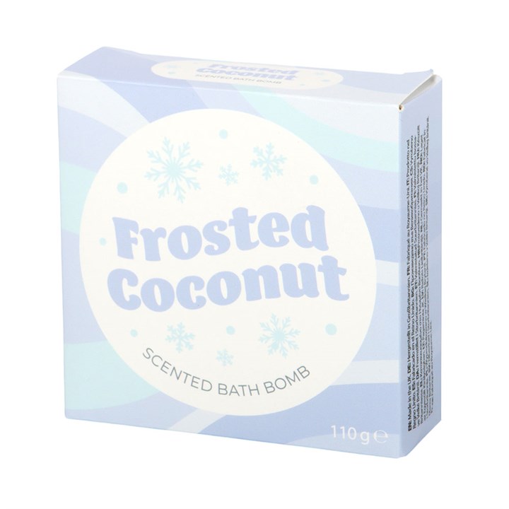 Frosted Coconut Snowflake Bath Bomb