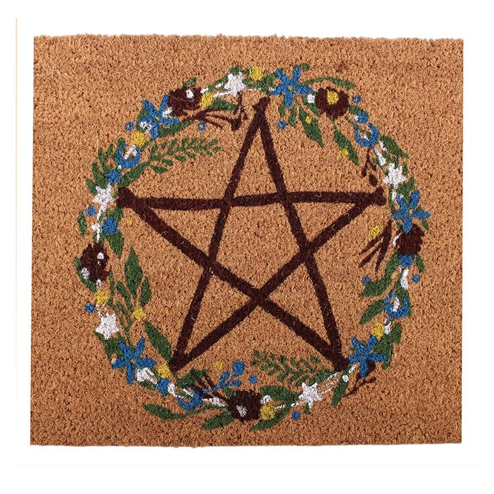Natural Solstice Wreath Doormat