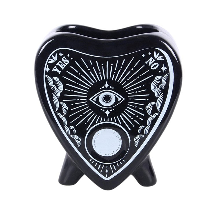 Black Planchette Flower Vase