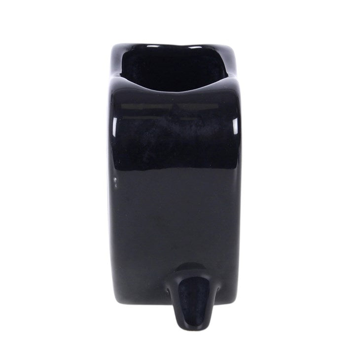 Black Planchette Flower Vase