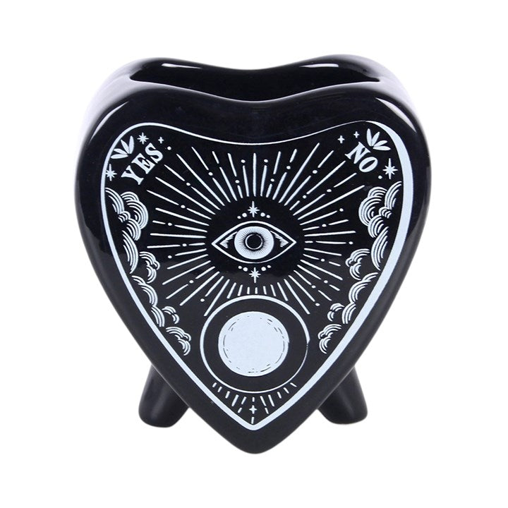 Black Planchette Flower Vase