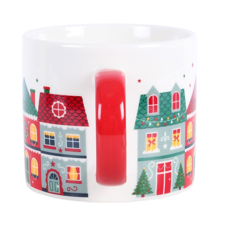 Christmas Street Print Mug