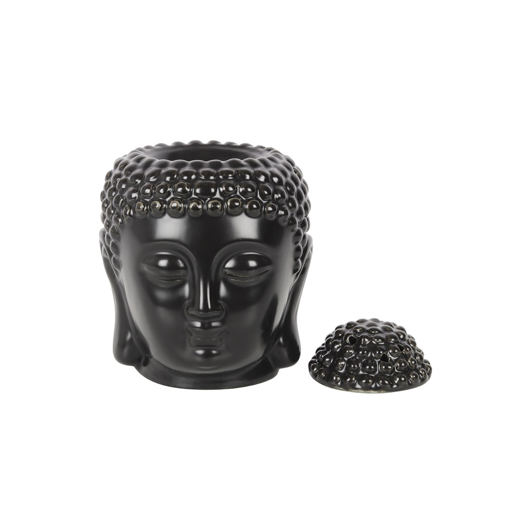 Black Buddha Head Oil Burner