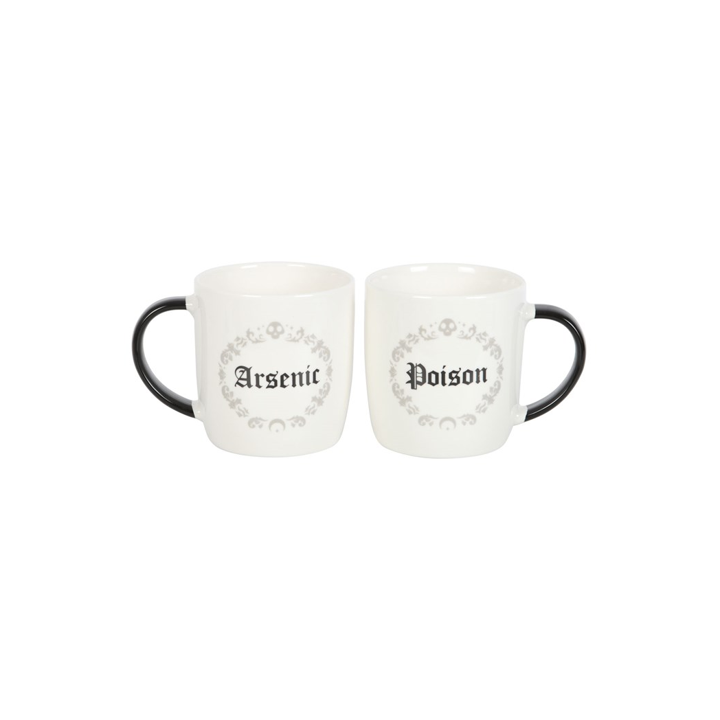 Poison and Arsenic Couples Mug Set