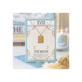 The Moon Vintage Tarot Necklace on Greeting Card