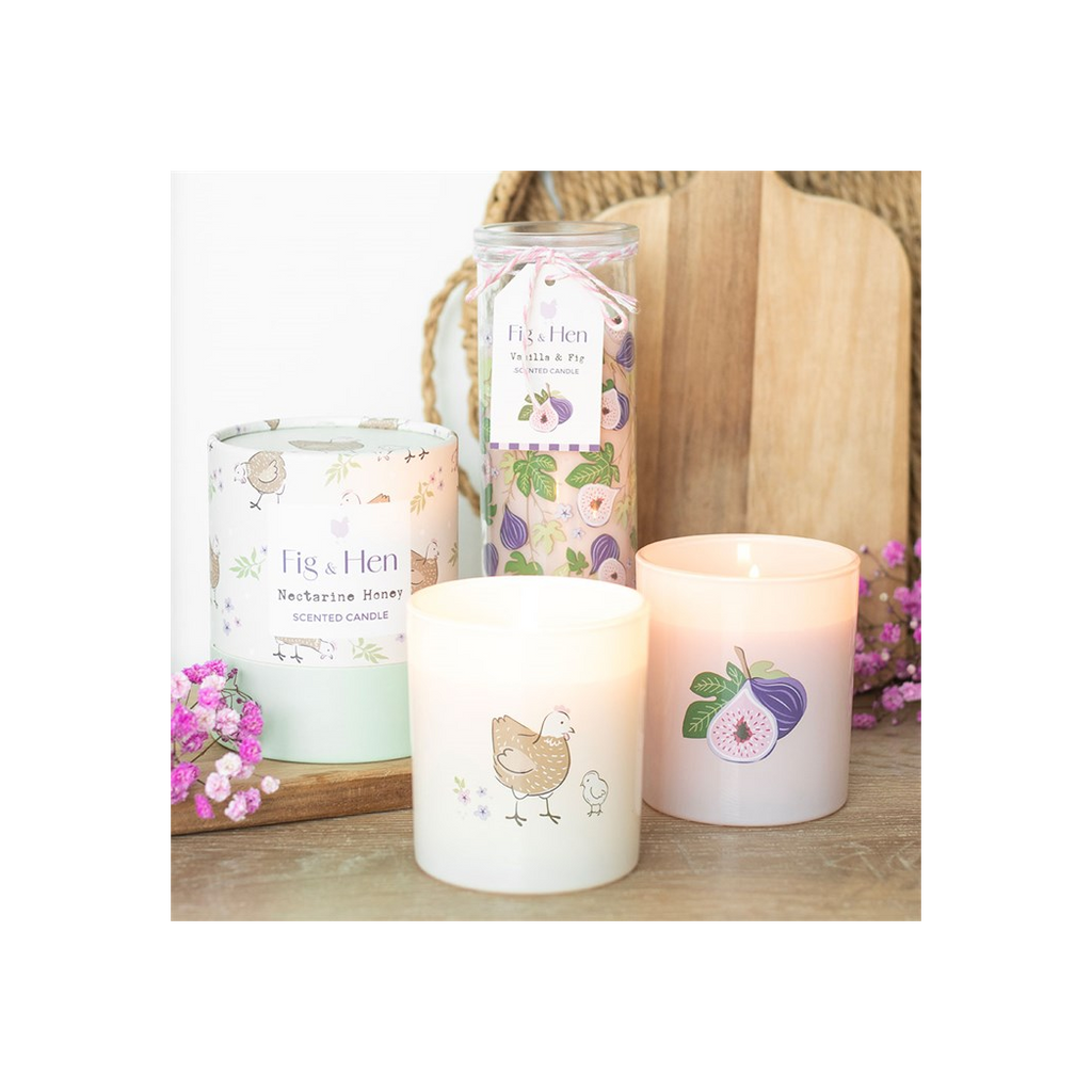 Fig Tree Print Vanilla & Fig Tube Candle