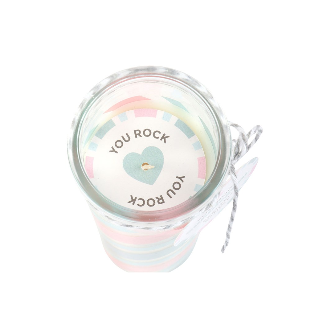 Candy Stripe Bubblegum Tube Candle