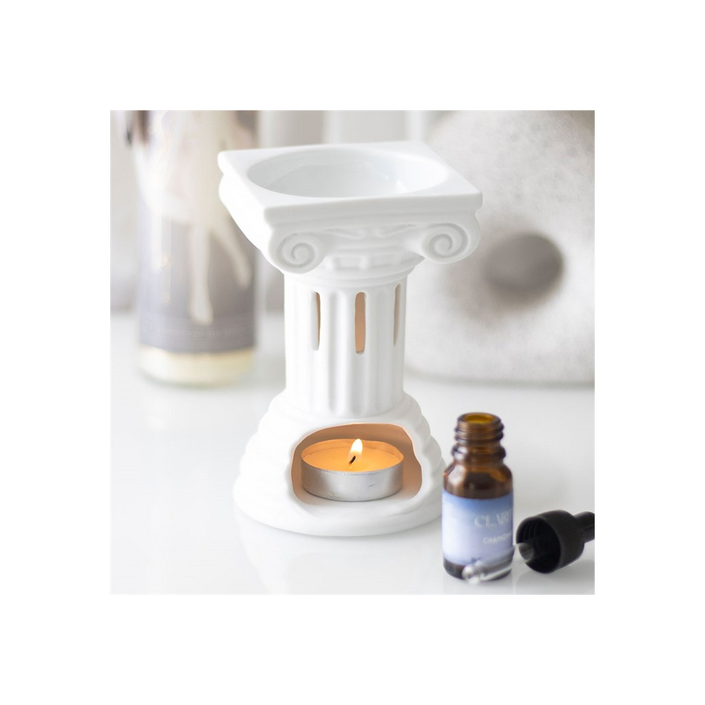 Greek Column Oil Burner and Wax Warmer