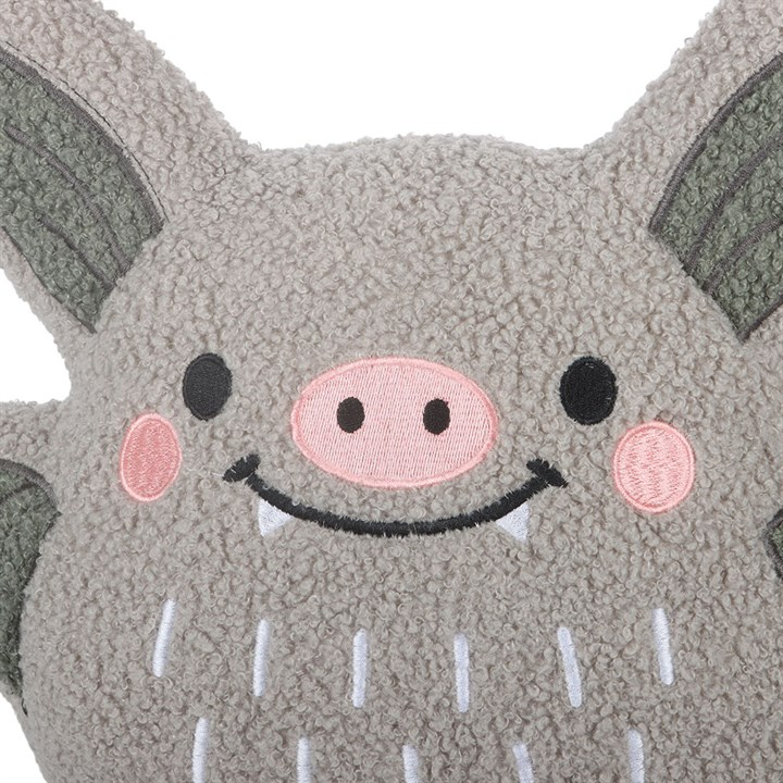 Cute Bat Boucle Cushion