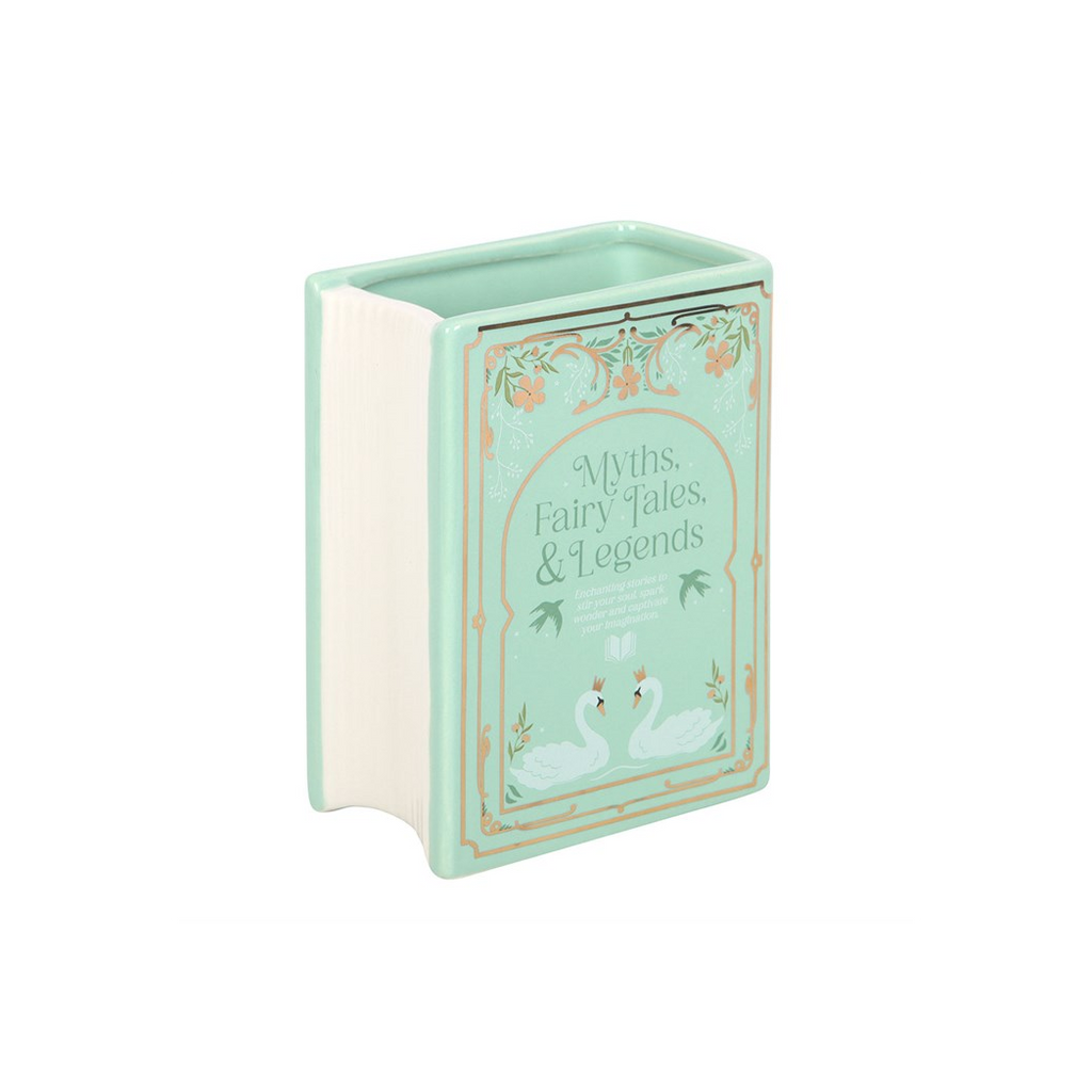 Green Book Shaped Vase