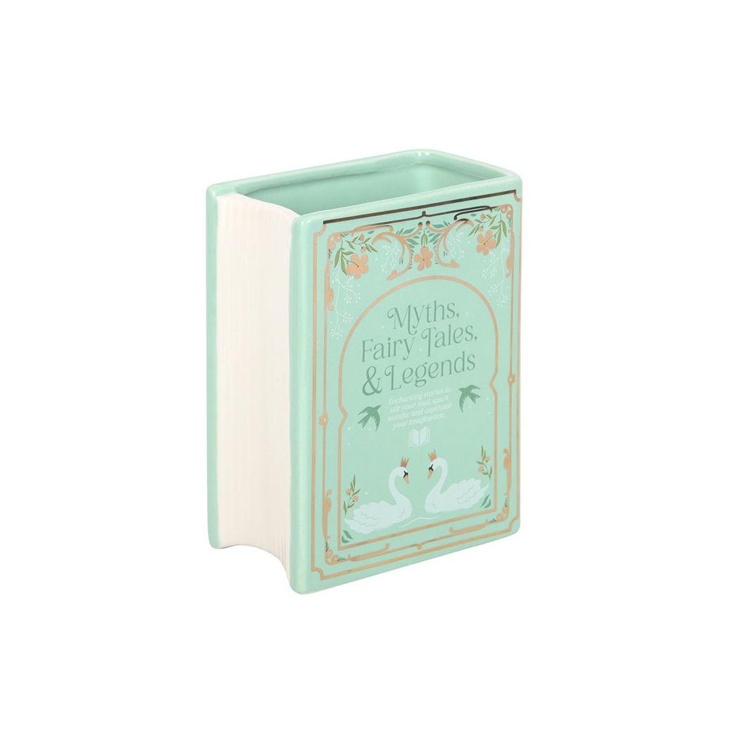 Green Book Shaped Vase