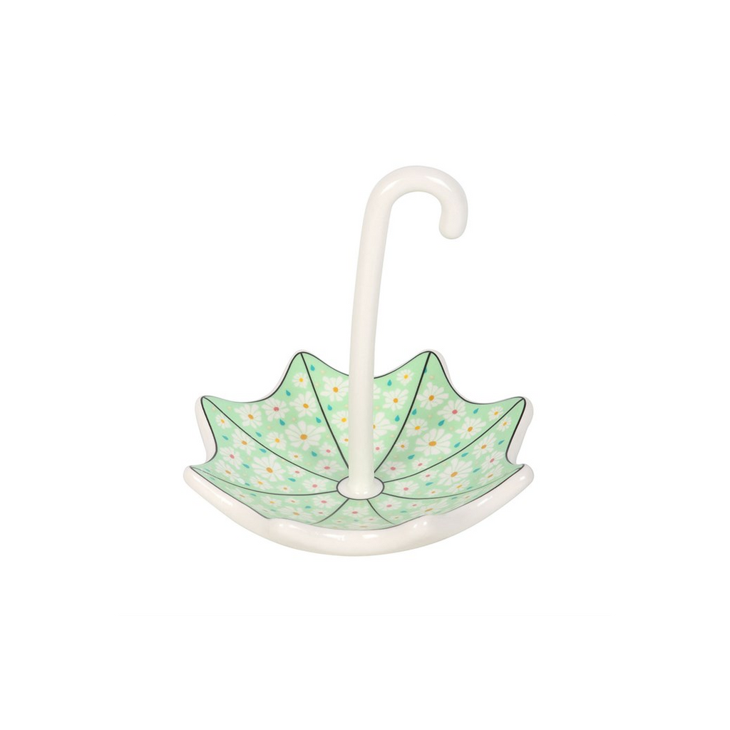 Floral Umbrella Trinket Dish