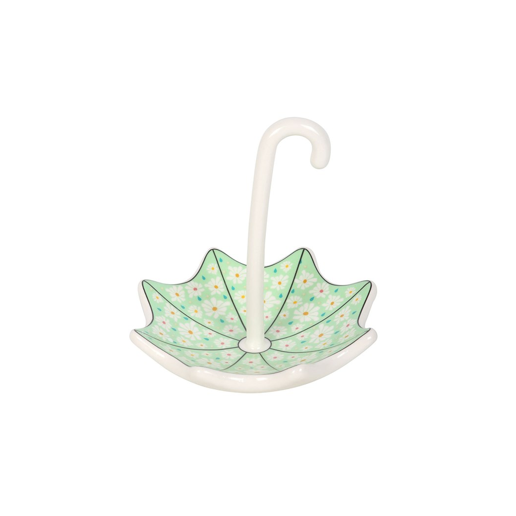 Floral Umbrella Trinket Dish